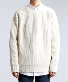 [LAMBSWOOL] Heavy Cable Knit (IVY)