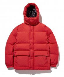 RESEARCH HEAVY DOWN PARKA red