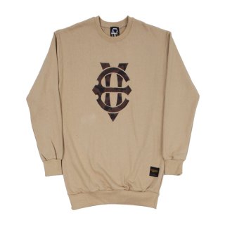 에잇볼륨(EIGHTVOLUME) EV Emblem Crewneck(Beige)