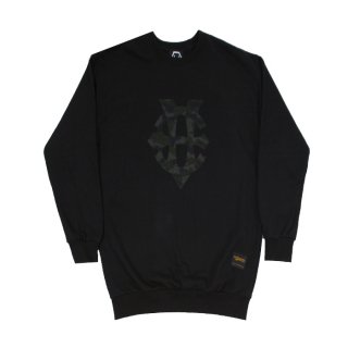 에잇볼륨(EIGHTVOLUME) EV Emblem Crewneck(Black)