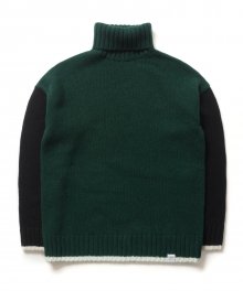 MK Turtle Neck Sweater (Green/Black)