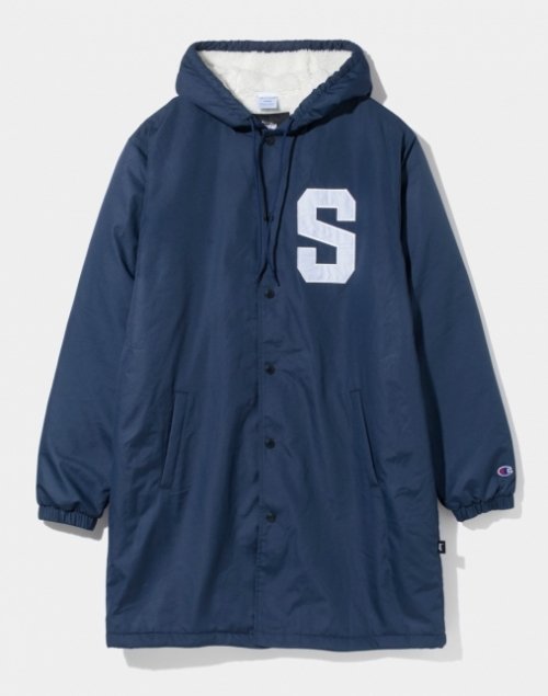 stussy champion coach jacket