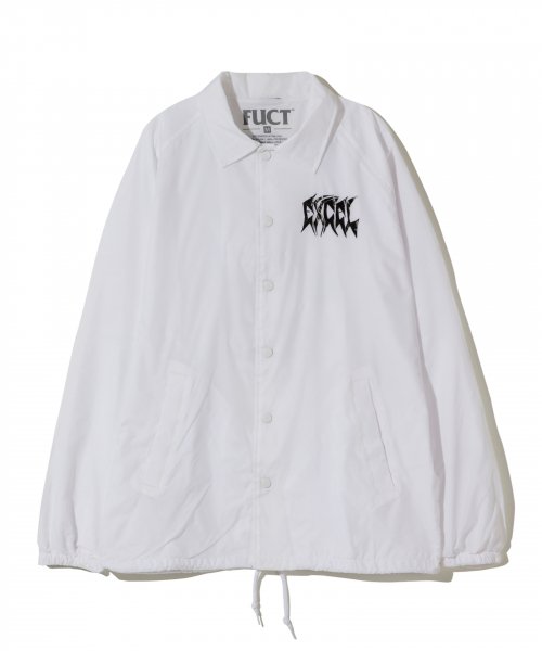 퍽트 에스에스디디(FUCT SSDD) FUCT x EXCEL COACH JACKET WHITE