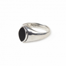 225# 92.5 SILVER ONYX RING-O