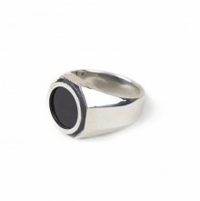 226# 92.5 SILVER ONYX RING-OT