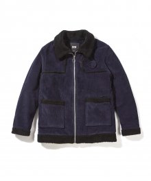 USF OUT SHELL CORDUROY JACKET NAVY