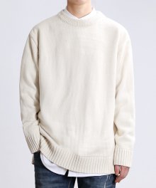 Lambs Wool 8 Cable Knit (Cream)