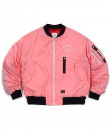 MASTERPIECE OVERSIZED MA-1 JACKET PINK