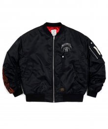 MASTERPIECE OVERSIZED MA-1 JACKET BLACK