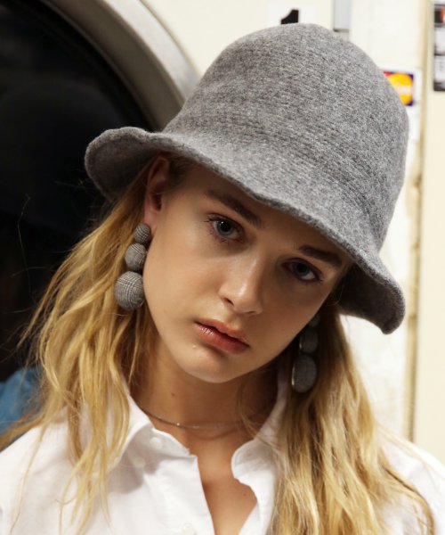 슬리피슬립(sleepyslip) [unisex]SLEEPING WOOL GRAY BUCKET HAT