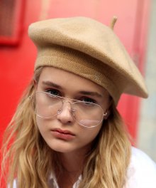 [unisex]SLEEPING WOOL BEIGE BERET