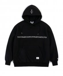 BVSC OVERSIZED HEAVY SWEAT HOODIE BLACK