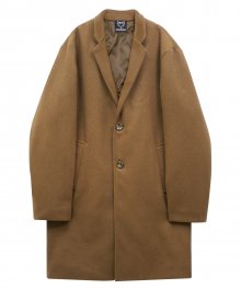 T37F NEED 2 BUTTON COAT (BROWN)