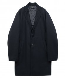 T37F NEED 2 BUTTON COAT (NAVY)
