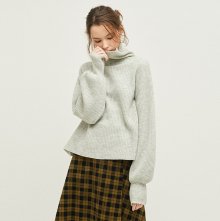 17 F/W PUFF TURTLE NECK (GRAYBROWNKHAKI)