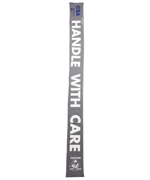 씨오엠이(come) [UNISEX] Printed Fleece-Back Jersey Scarf (ASH)