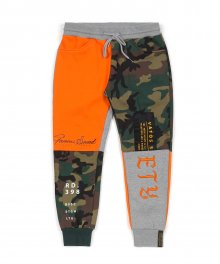 COMBINE HEAVY SWEAT JOGGER PANTS ORANGE