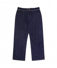 Selvage Detail Jeans - Blue
