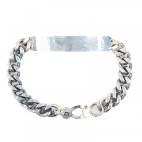 에이징씨씨씨(aging) 264# 92.5 SILVER PLAIN ID BRACELET
