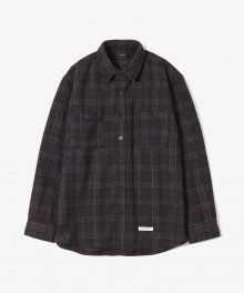 Delicate Check Shirts [Brown]