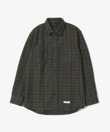 Delicate Check Shirts [Khaki]