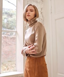 SENSUAL BASIC TURTLENECK_BEIGE