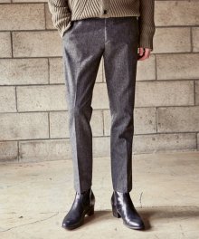 BASIC WOOL SLACKS_CHARCOAL