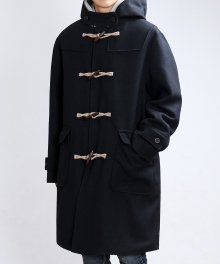 Winter Hoodie Duffel Coat (Dark Navy)
