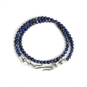 오드콜렛(ODDCOLLET) [SILVER925]Lock in bracelet(lapis lazuli)
