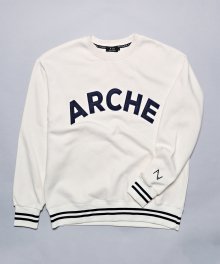 ARCHE crew neck shirt(WHITE)