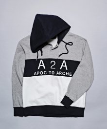 A2A logo hoodie(GRAY)