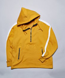 Half zipup hoodie(YELLOW)