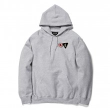 스테어 패치 후드티 그레이 PATCH HOODIE GRAY