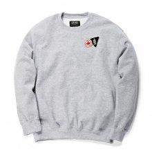 패치 크루넥 그레이 PATCH CREWNECK GRAY