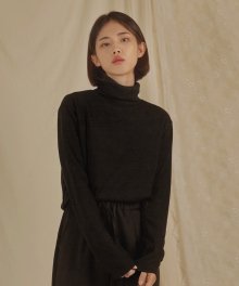 WOMEN BASIC TURTLENECK BLACK