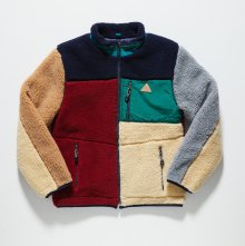 17 FLEECE ZIP UP BURGUNDY