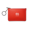 Leather Card Wallet - Red
