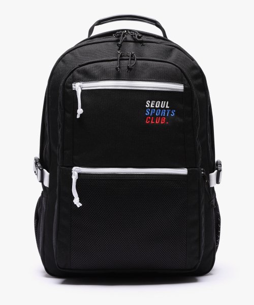 피스메이커(piecemaker) SSC SQUARE BACKPACK (BLACK WHITE)