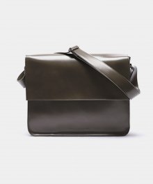 LEATHER MAIL BAG (OLIVE)