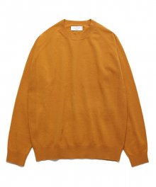 (Unisex) Cashmere Round knit_SunFlower