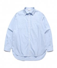 (Unisex) Alternate Stripe Shirt_Sky