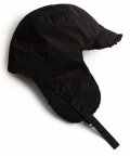 [unisex]F/W REVERSIBLE SATIN TROOPER HAT BLACK