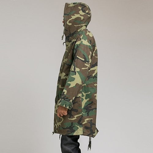 8951 M-51 Vintage Fishtail Parka Woodland Camo