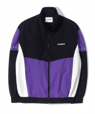 큐티에잇(QT8) BN Old Track Jacket (Purple)