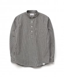 TW Stripe Pullover Shirt (Black)