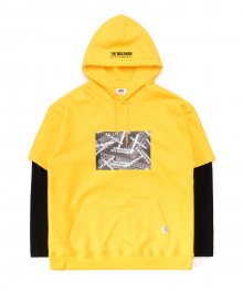 TW Layerd Hood Tee (Yellow)