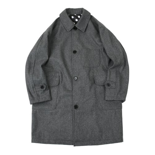 스웰맙(swellmob) Swellmob wool melton coat -grey-