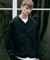 Garment Collarless Jacket - Black