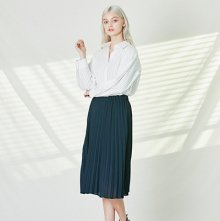 SPRING FLAT SKIRT_NAVY