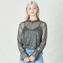 GLITTER BLOUSE_BLACK